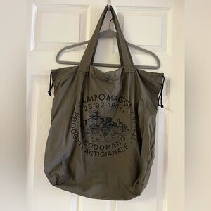 Campomaggi dust/tote bag. Large size. Olive color. EUC!